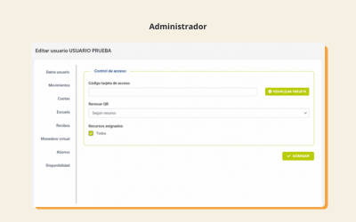 Ocultar opción “Renovar QR” cuando no hay recursos con QR