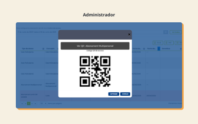 Mejora visual del QR de abonos