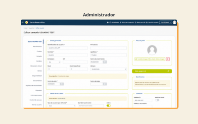 Rediseño apartado usuarios y movimientos en el panel de administración
